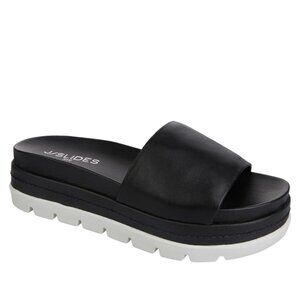 J/Slides NYC Bibby Platform Slide - Black